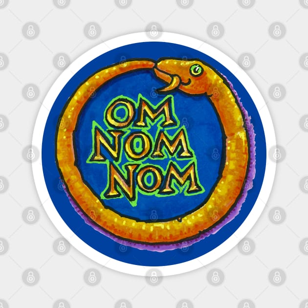 OM NOM NOM Magnet by Phosfate